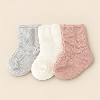 Baby sokjes 3-pack van biologisch katoen | Lumae Baby