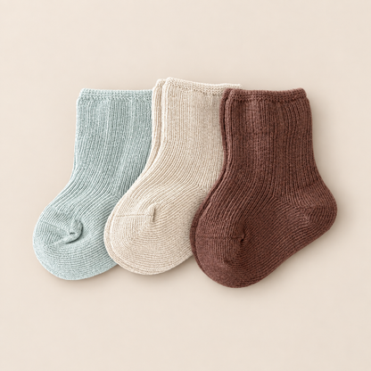 Baby sokjes 3-pack van biologisch katoen | Lumae Baby