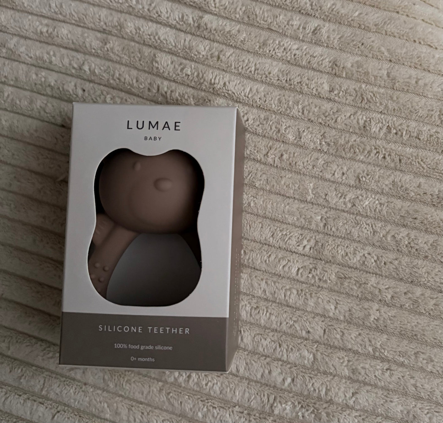Lumae Baby – Siliconen bijtring & rammelaar