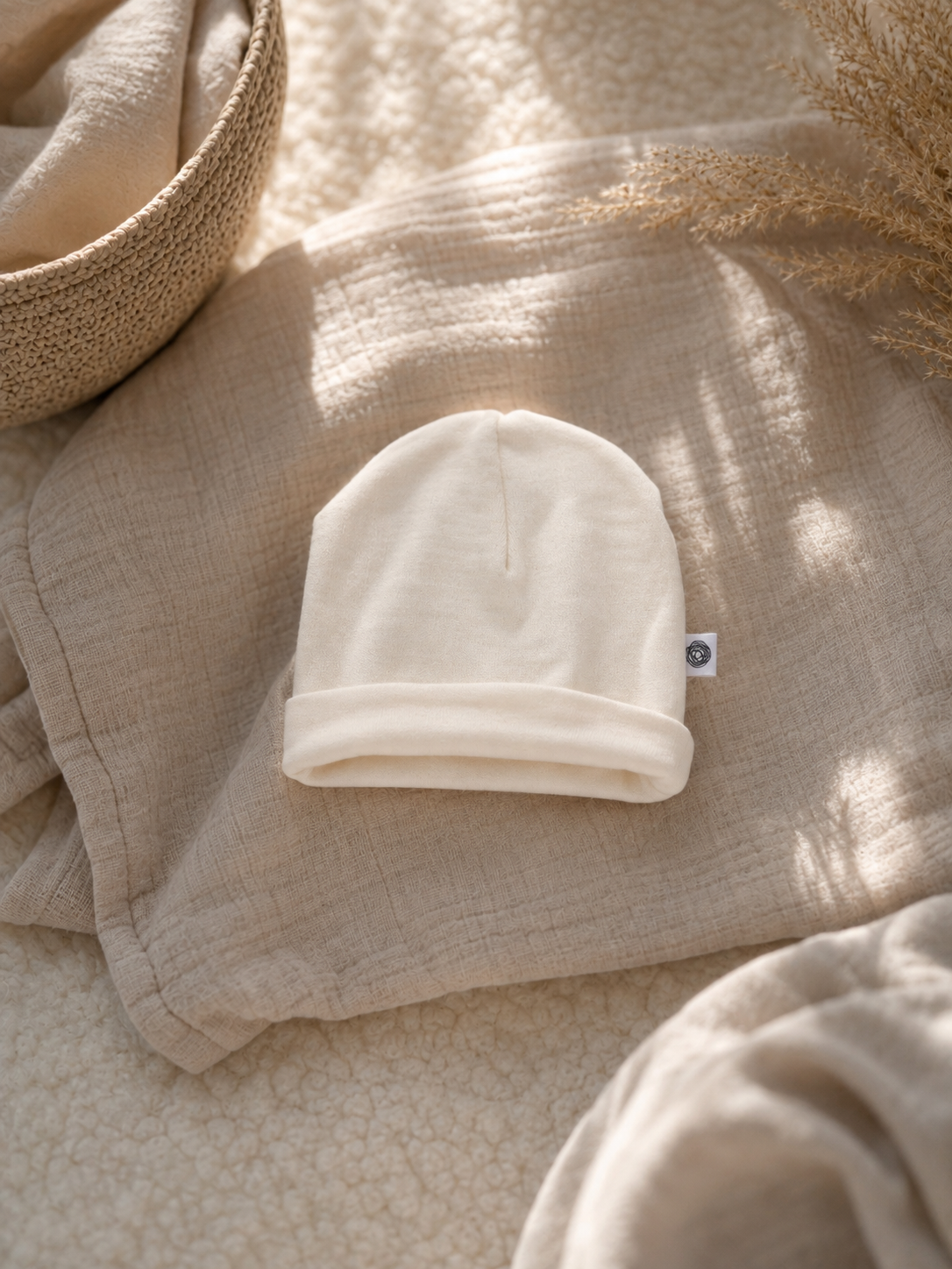 Wollen baby muts - Merinowol