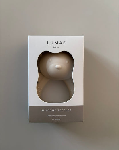 Lumae Baby – Siliconen bijtring & rammelaar