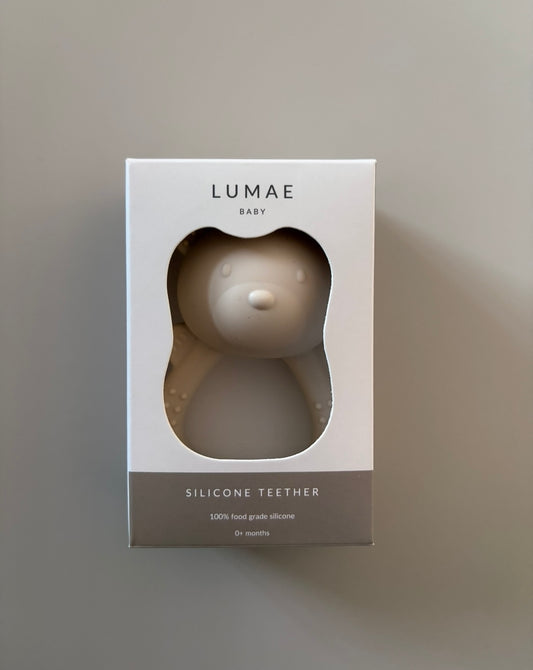 Lumae Baby – Siliconen bijtring & rammelaar