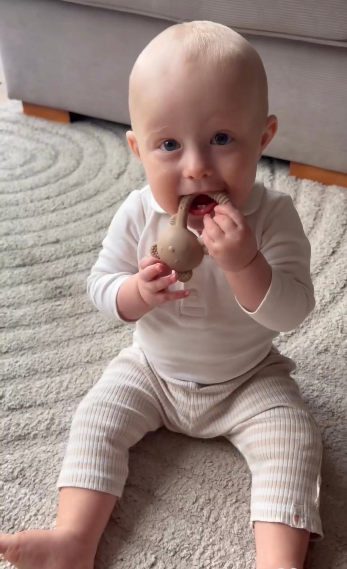 Lumae Baby – Siliconen bijtring & rammelaar