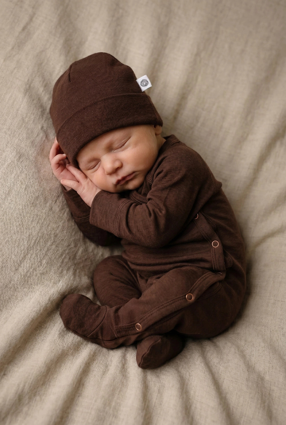 Wollen baby muts - Merinowol